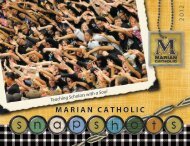 entrance exam - Marian Catholic High School