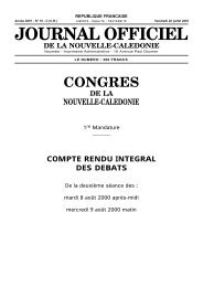 journal officiel - Documentation juridique NC - Gouvernement de la ...