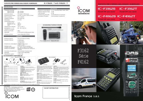 F3162 F4162 - Icom France