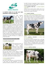 Comentarios de los Ã­ndices Holstein 11.3 (Sersia) - Sersia France