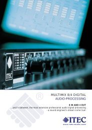 MULTIMIX 8/4 DIGITAL AUDIO-PROCESSING