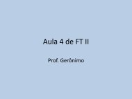 Aula 4 de FT II - Sistemas