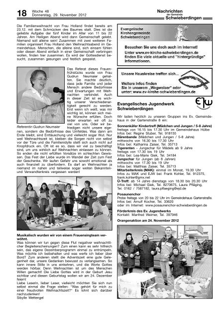 Amtsblatt - Gemeinde Schwieberdingen