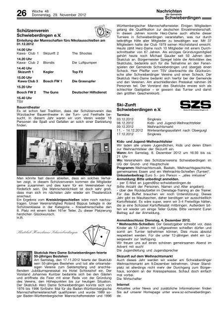 Amtsblatt - Gemeinde Schwieberdingen