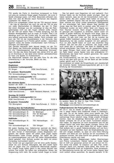 Amtsblatt - Gemeinde Schwieberdingen