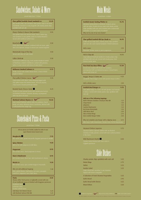 menu - Edinburgh Airport