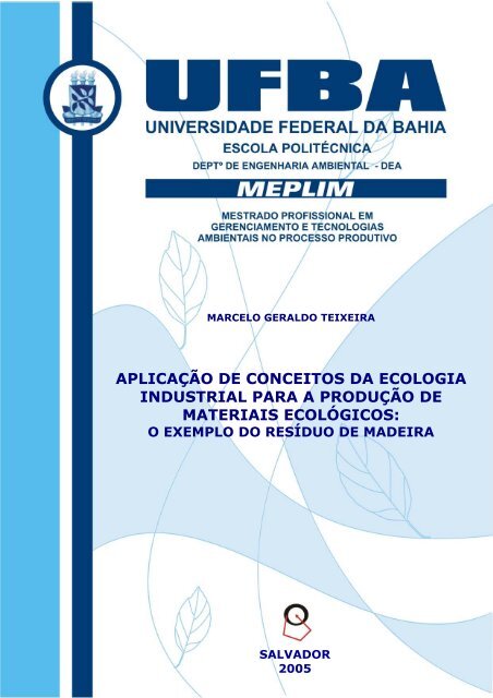 Aplicação de Conceitos da Ecologia Industrial para a ... - TECLIM