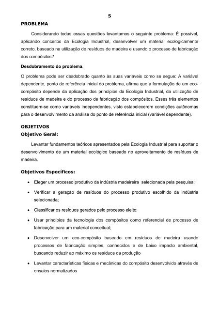 Aplicação de Conceitos da Ecologia Industrial para a ... - TECLIM