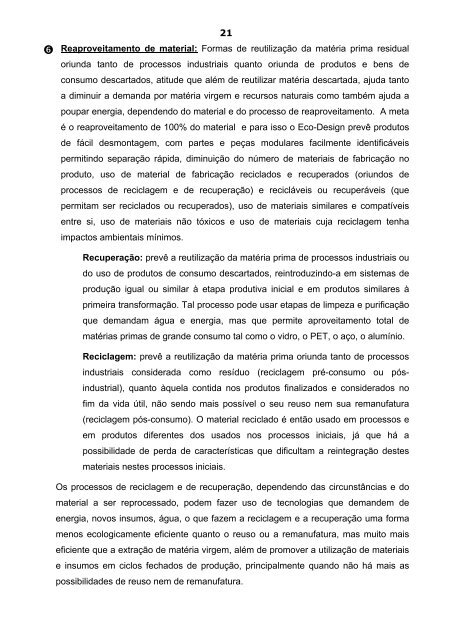 Aplicação de Conceitos da Ecologia Industrial para a ... - TECLIM