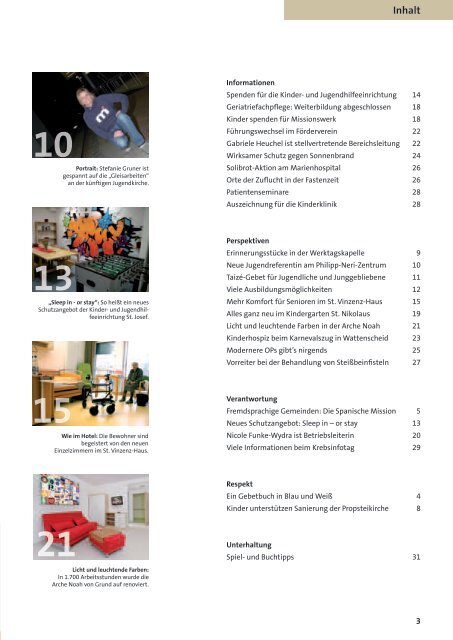 Ausgabe 2012-1 - St. Augustinus Gelsenkirchen GmbH