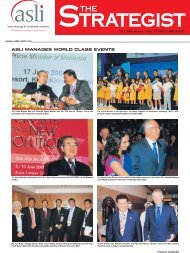 asli manages world class events - Asian Strategy & Leadership ...