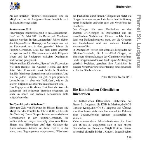 Ludgerusbrief - Propsteipfarrei St. Ludgerus