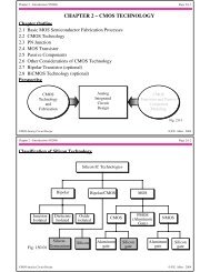 CHAPTER 2 Ã¢Â€Â“ CMOS TECHNOLOGY - Analog IC Design.org