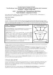 AIF - Associazione per l'Insegnamento della Fisica Nuclei fondanti e ...