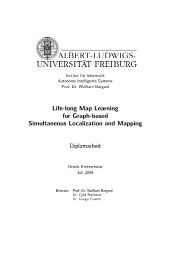 Life-long Map Learning for Graph-based Simultaneous Localization ...