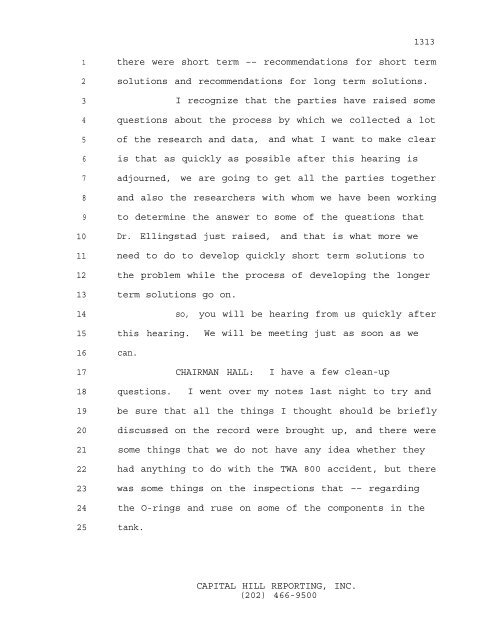 Transcript of Hearing 12/12/97 - TWA Flight 800 Investigation