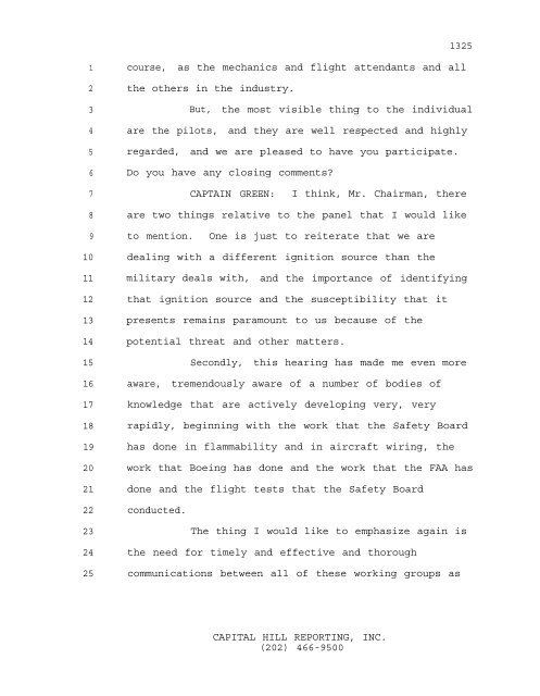 Transcript of Hearing 12/12/97 - TWA Flight 800 Investigation