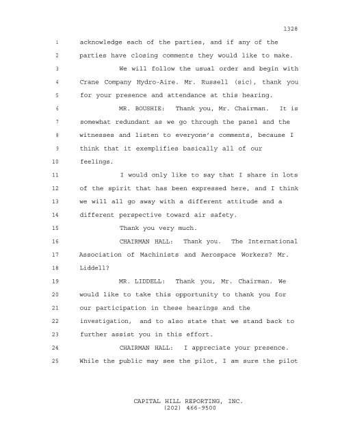 Transcript of Hearing 12/12/97 - TWA Flight 800 Investigation