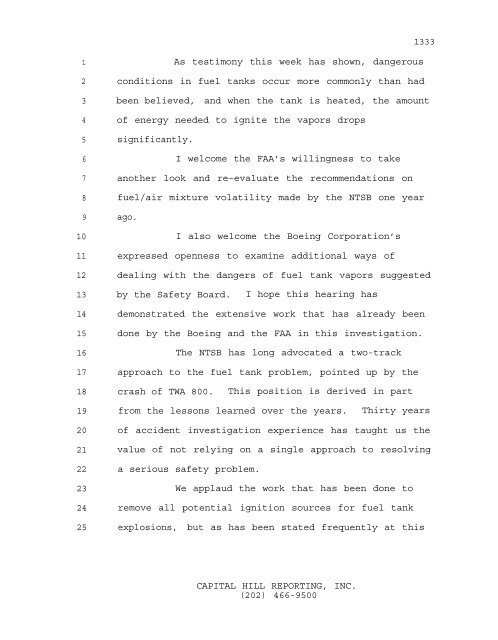 Transcript of Hearing 12/12/97 - TWA Flight 800 Investigation
