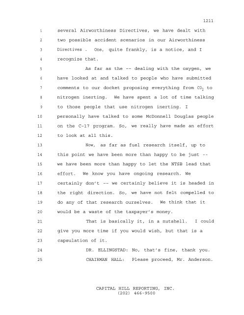 Transcript of Hearing 12/12/97 - TWA Flight 800 Investigation