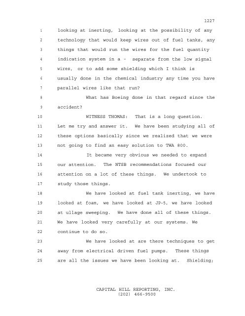 Transcript of Hearing 12/12/97 - TWA Flight 800 Investigation