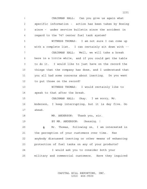 Transcript of Hearing 12/12/97 - TWA Flight 800 Investigation