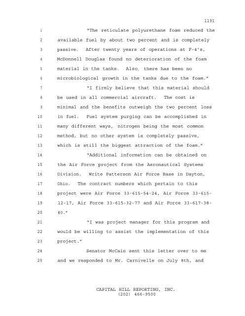 Transcript of Hearing 12/12/97 - TWA Flight 800 Investigation