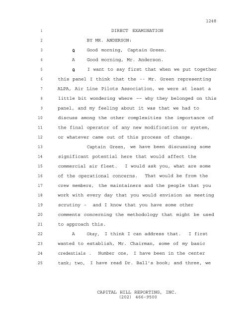 Transcript of Hearing 12/12/97 - TWA Flight 800 Investigation