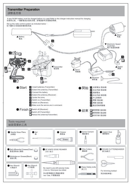 1:8 SCALE 4WD NITRO BUGGY TR8 CHASSIS - Absima