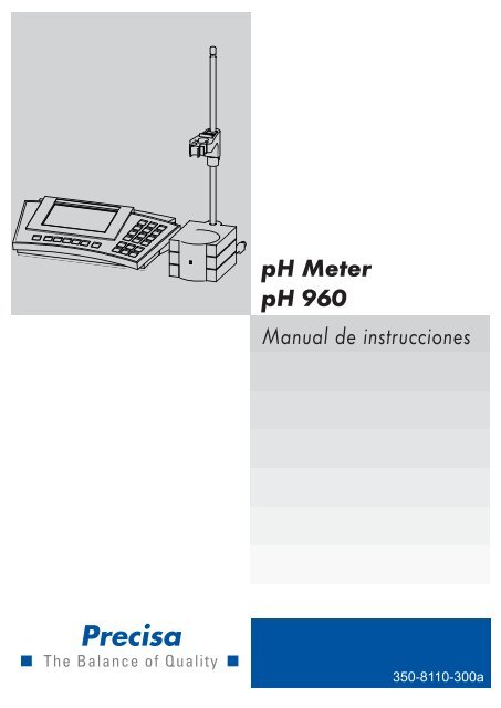 pH Meter pH 960 - Precisa