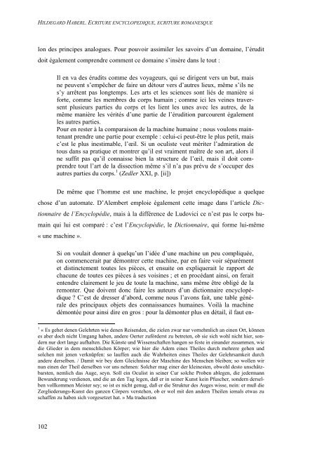 Ecriture encyclopÃ©dique â Ã©criture romanesque - Gustave Flaubert ...