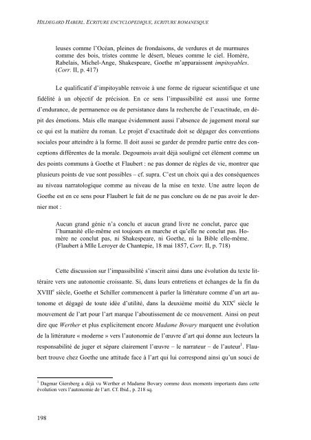 Ecriture encyclopÃ©dique â Ã©criture romanesque - Gustave Flaubert ...