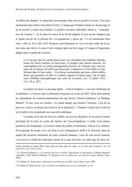 Ecriture encyclopÃ©dique â Ã©criture romanesque - Gustave Flaubert ...