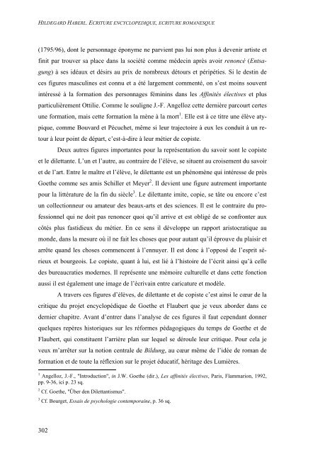 Ecriture encyclopÃ©dique â Ã©criture romanesque - Gustave Flaubert ...