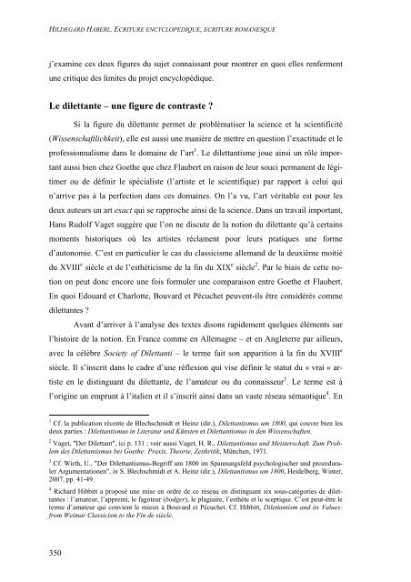 Ecriture encyclopÃ©dique â Ã©criture romanesque - Gustave Flaubert ...