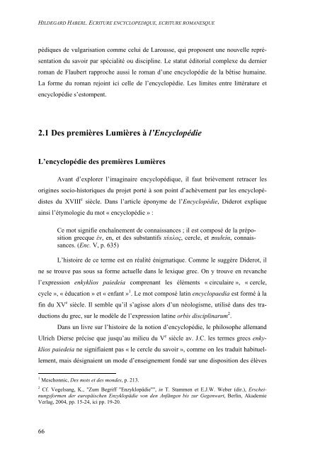 Ecriture encyclopÃ©dique â Ã©criture romanesque - Gustave Flaubert ...