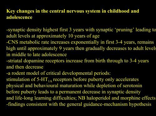 Developmental psychopathology