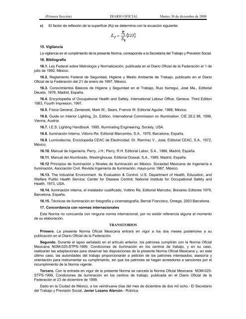 NOM-025-STPS-2008 - Normas Oficiales Mexicanas de Seguridad y ...