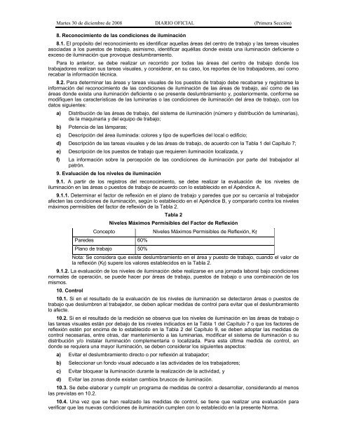 NOM-025-STPS-2008 - Normas Oficiales Mexicanas de Seguridad y ...