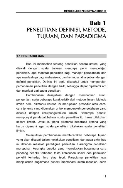 Definisi metode penelitian