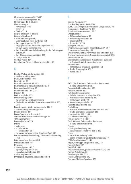 Thieme: Perinatalmedizin in Fällen