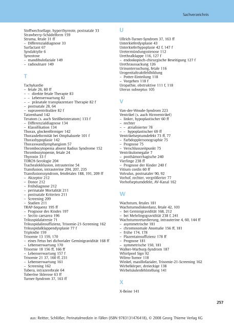 Thieme: Perinatalmedizin in Fällen