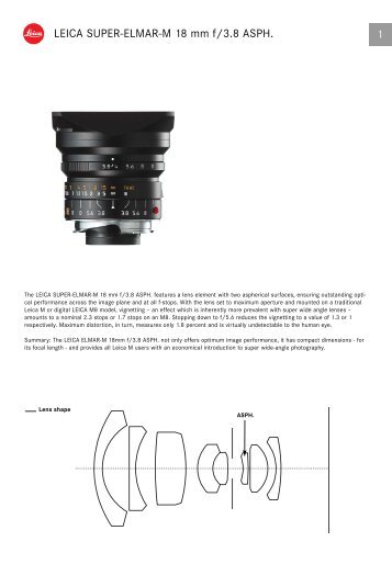 Technical data - Leica Camera AG
