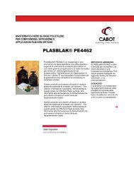 PLASBLAK® PE4462 - Cabot Corporation