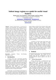 Salient image regions as a guide for useful visual features - PSPC