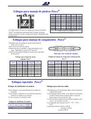 Eslingas Tejidas Especializadas