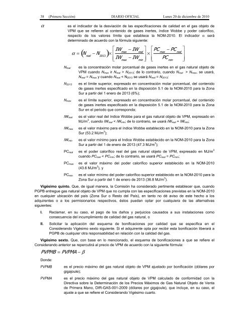 Publicación - Diario Oficial de la Federación