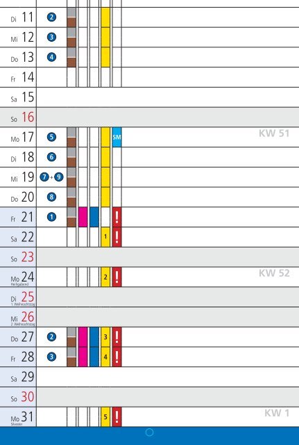 Abfallkalender 2012 - in der Stadt Emsdetten