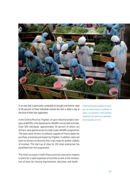 The 2005 Aga Khan Agency for Microfinance Annual Report