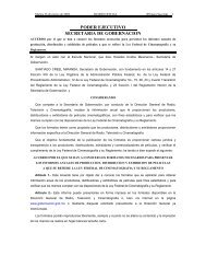 poder ejecutivo secretaria de gobernacion - Biblioteca Instituto ...